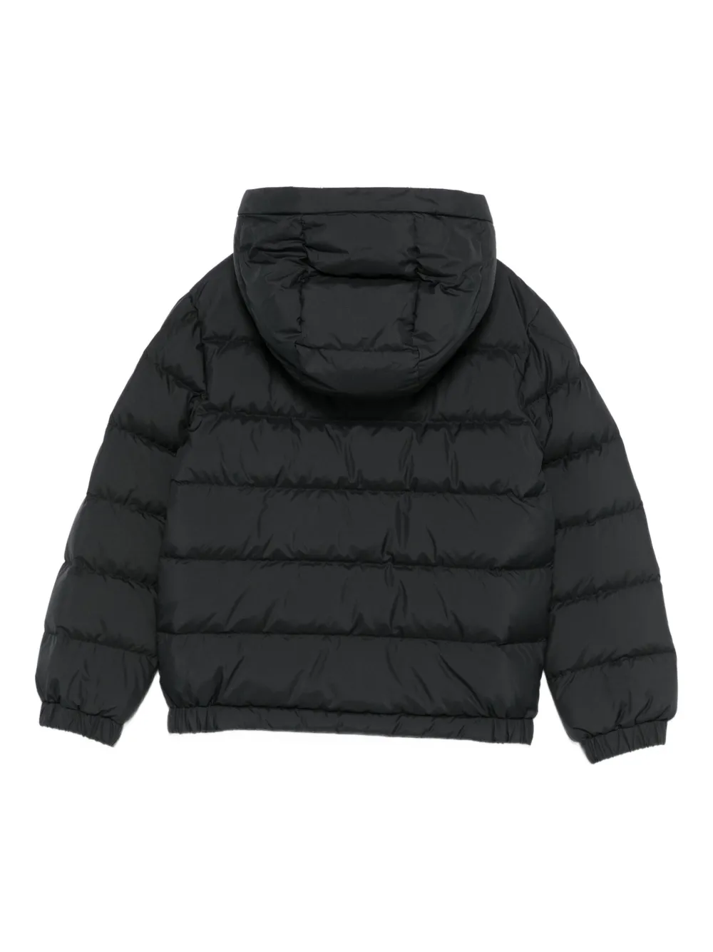 Moncler Enfant Gevoerd jack met capuchon Zwart