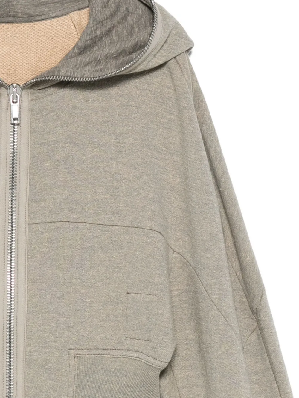 Rick Owens DRKSHDW Hoodie met ritssluiting Grijs