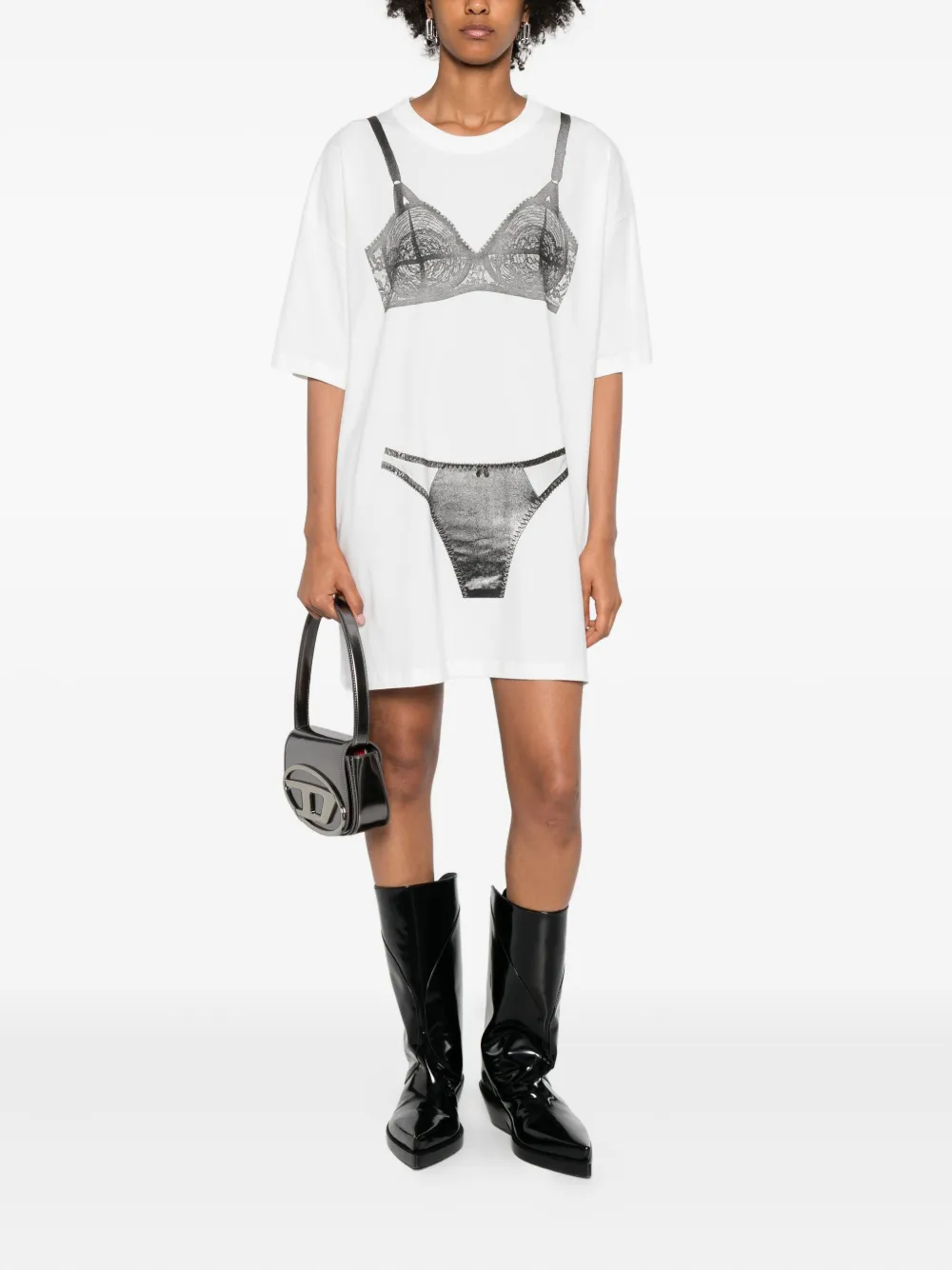 Vaquera lingerie-print cotton T-shirt | T-Shirts & Jersey Shirts | Image 2