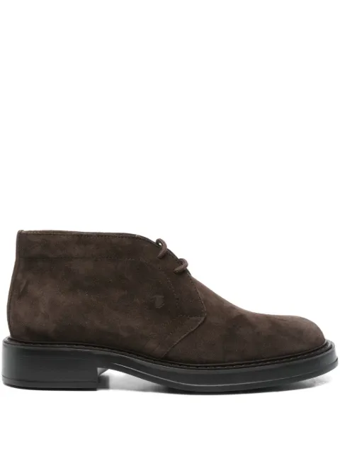 Tod's suede lace-up desert boots