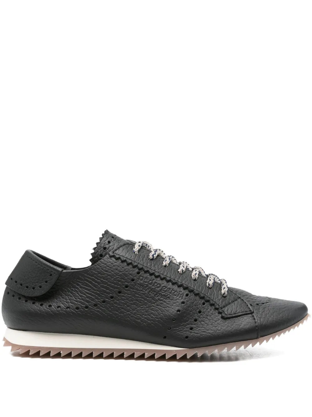 Pedro Garcia Celin perforated sneakers Black