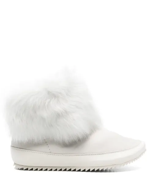 Pedro Garcia fur-trimmed leather boots
