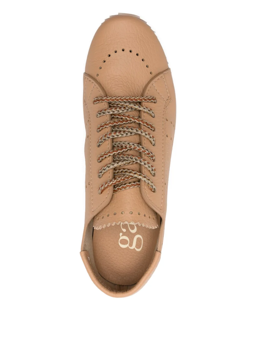 Pedro Garcia Celin sneakers met geperforeerde details Beige