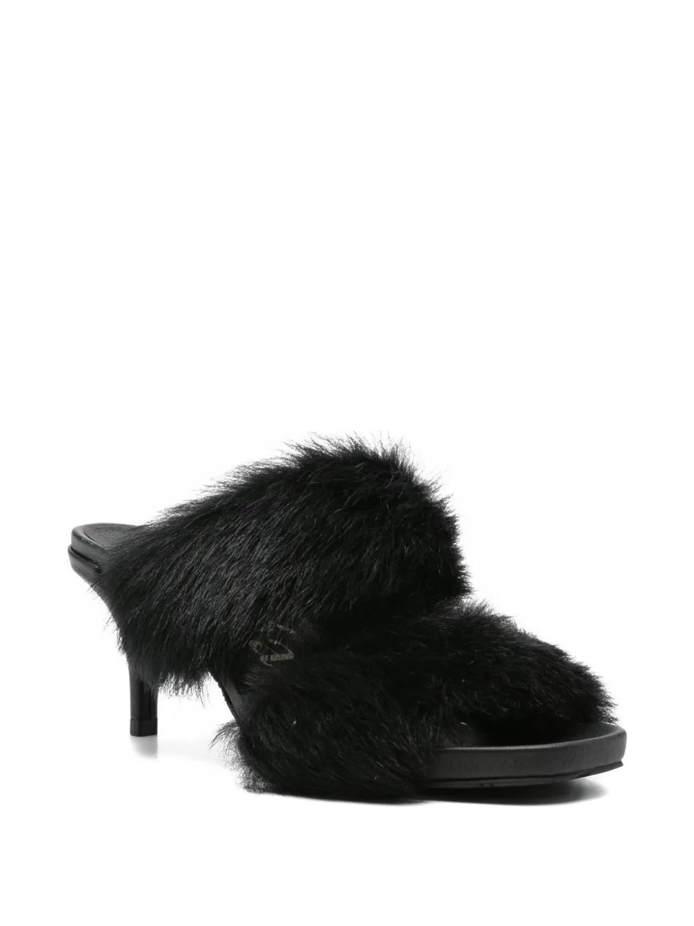 Pedro Garcia 65mm Cissy fur-trimmed heeled sandals | Heeled Sandals | Image 2