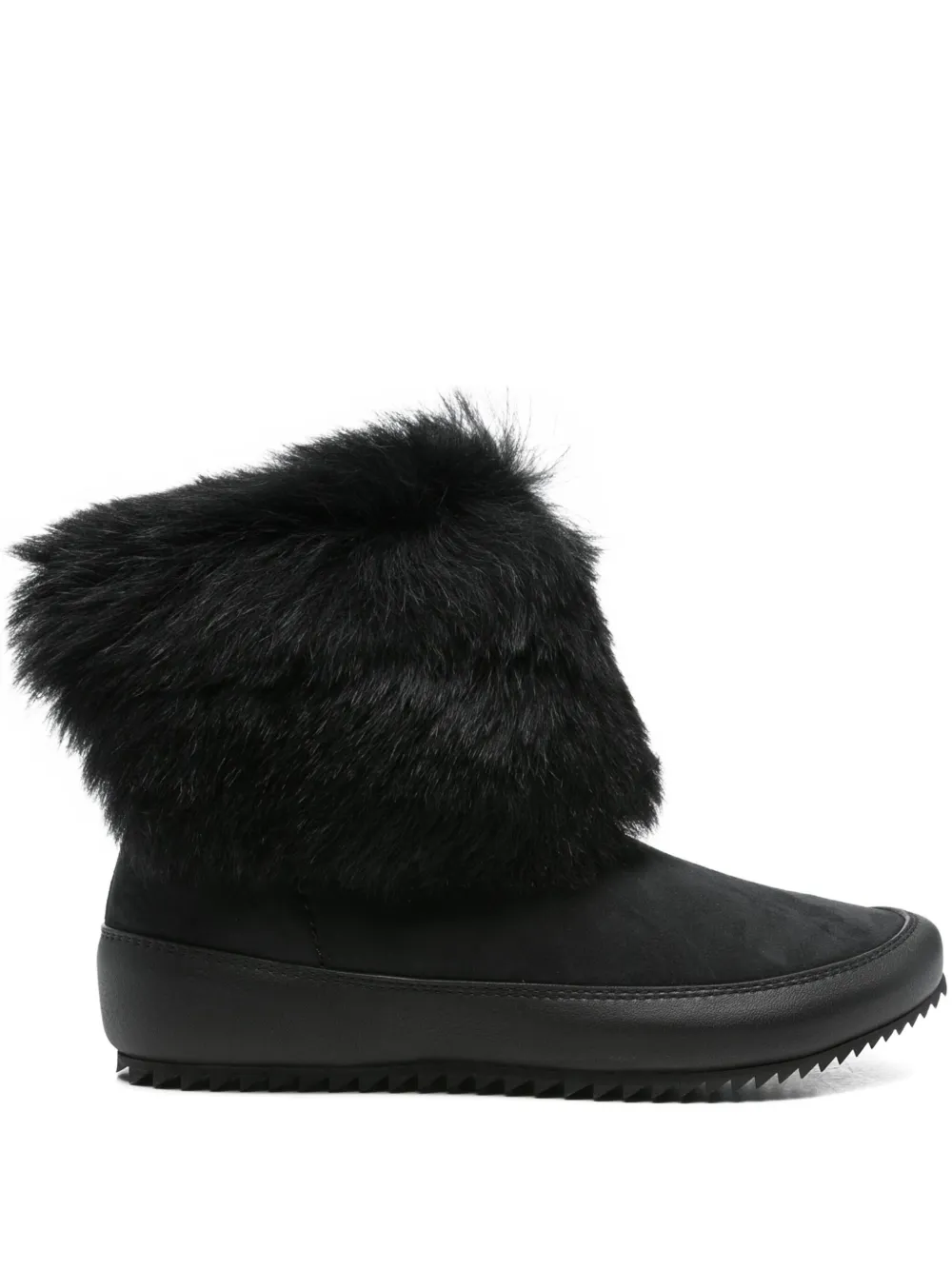 Pedro Garcia Jalia fur-trimmed suede boots | Black | Image 1