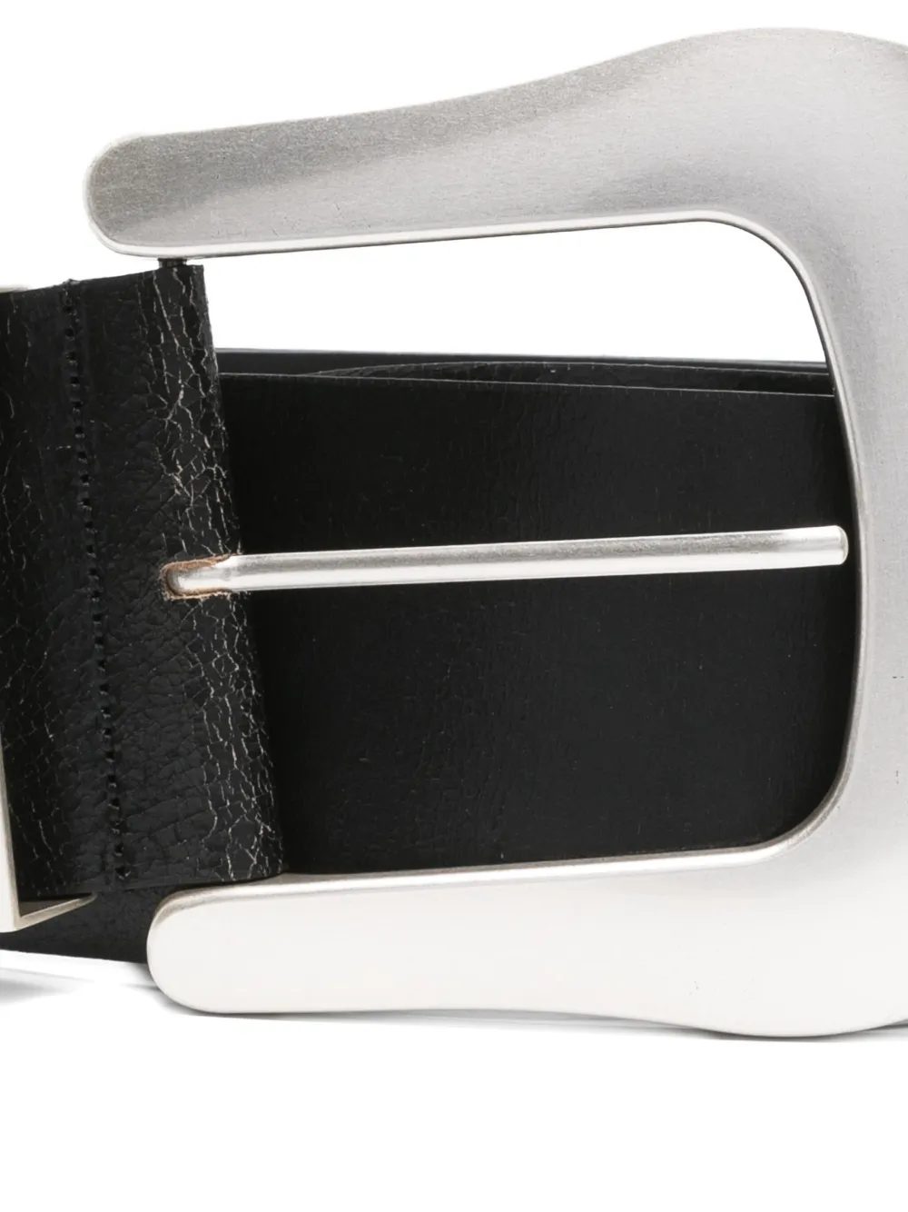 Vaquera leather belt - Zwart