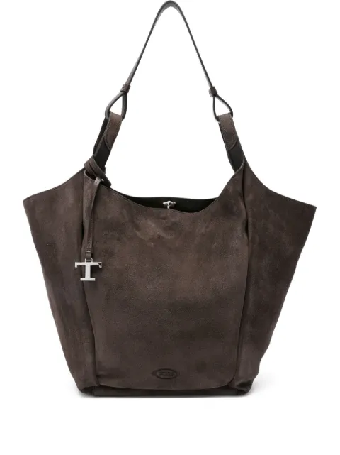 Tod's suede tote bag