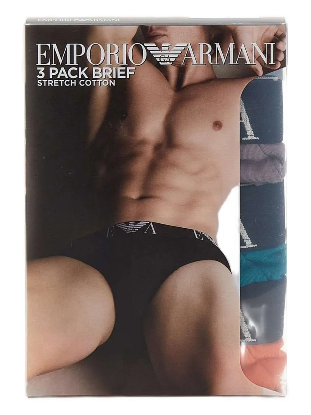Emporio Armani logo-band briefs (pack of three) | Image 2