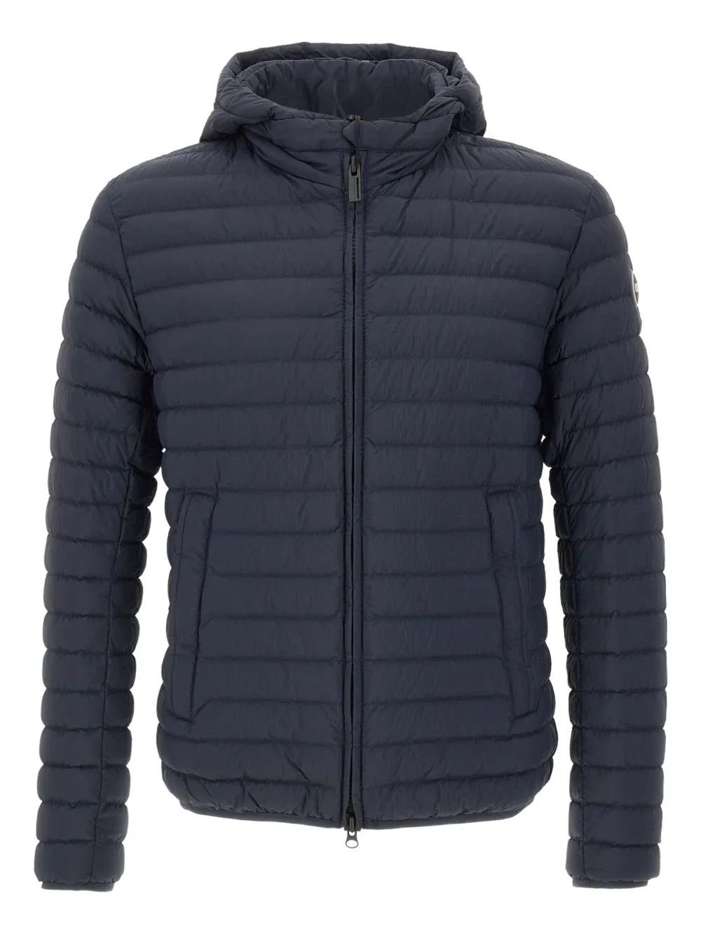 Colmar hooded horizontal-quilted down jacket - ブルー Colmar hooded horizontal-quilted down jacket - ブルー