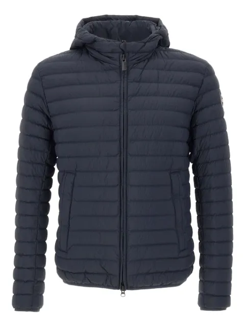 Colmar hooded horizontal-quilted down jacket