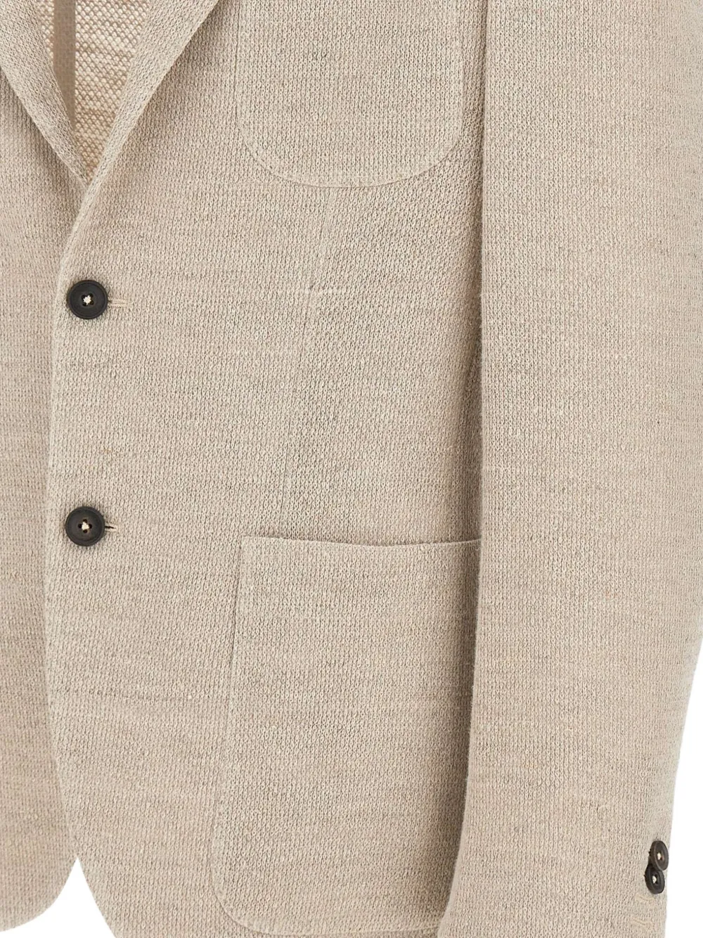 Corneliani notched-lapel blazer Beige