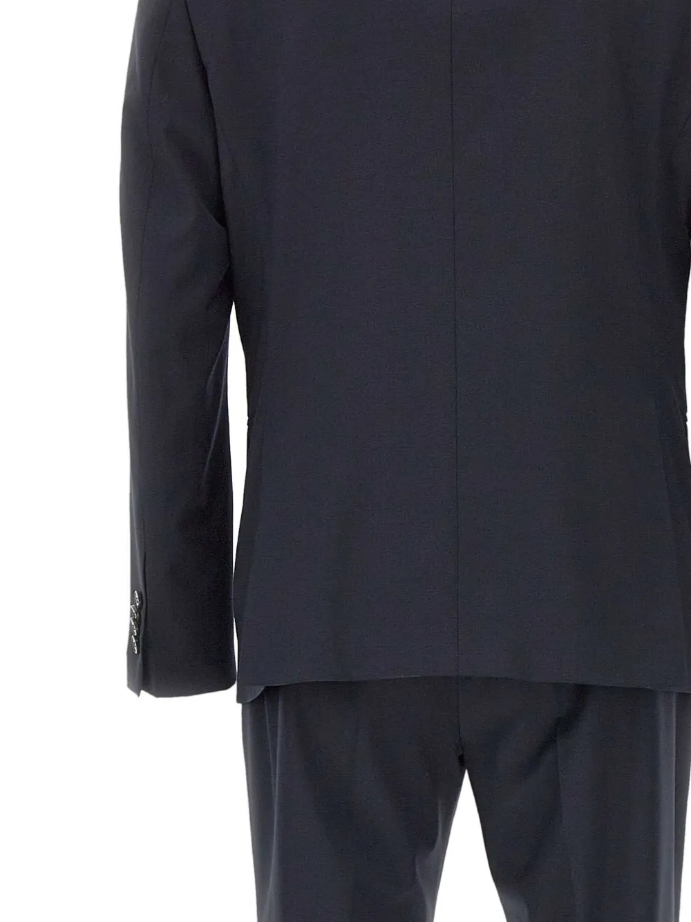 Manuel Ritz notched-lapel single-breasted suit Blauw