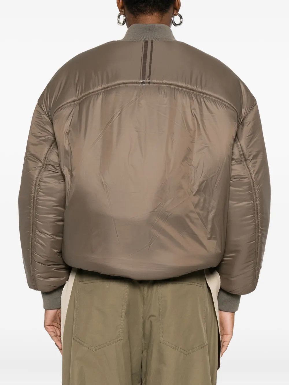 Mordecai Zip-front Puffer Jacket In Brown