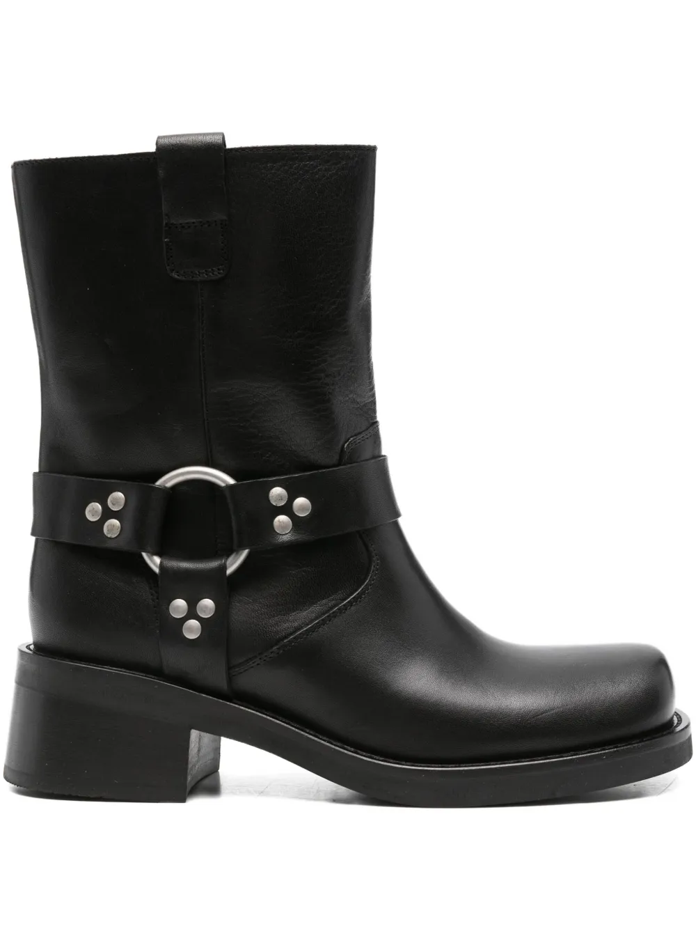 P.A.R.O.S.H. buckle-strap leather boots Black