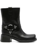 P.A.R.O.S.H. buckle-strap leather boots - Black