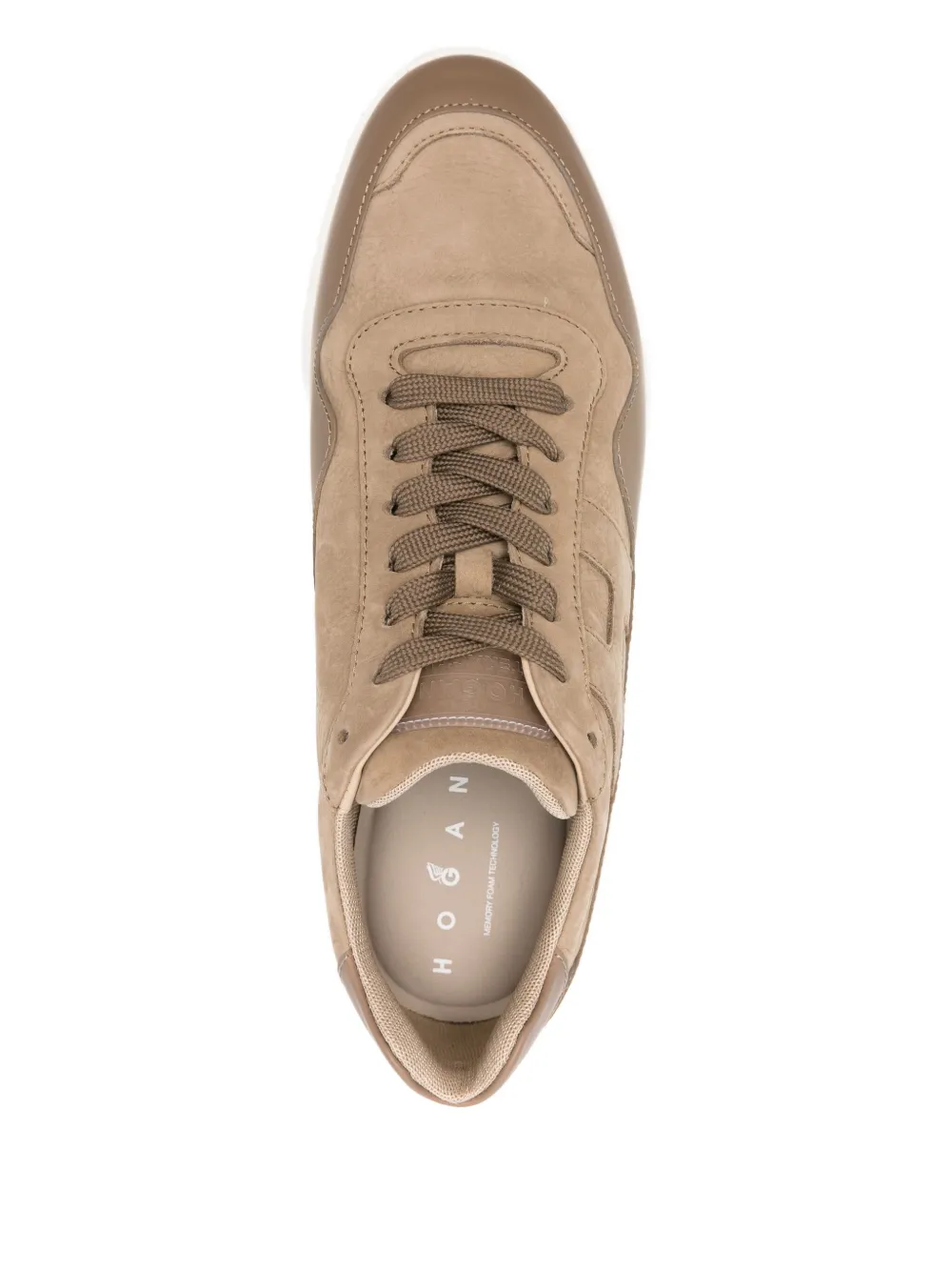Hogan Interactive 3 leather sneakers Neutrals
