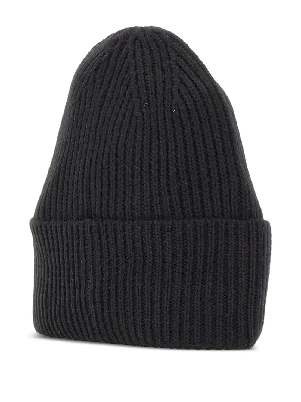 Ea7 Emporio Armani ribbed logo-patch beanie | Women | Image 2