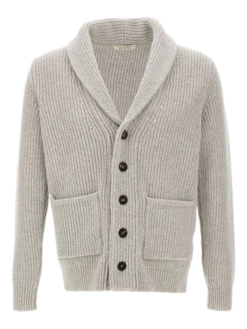 Filippo De Laurentiis Gerippter Cardigan mit Schalkragen