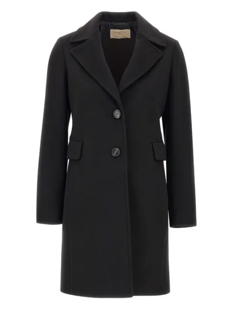 kaos peak-lapel button coat