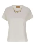 kaos chain-embellished T-shirt - Neutrals