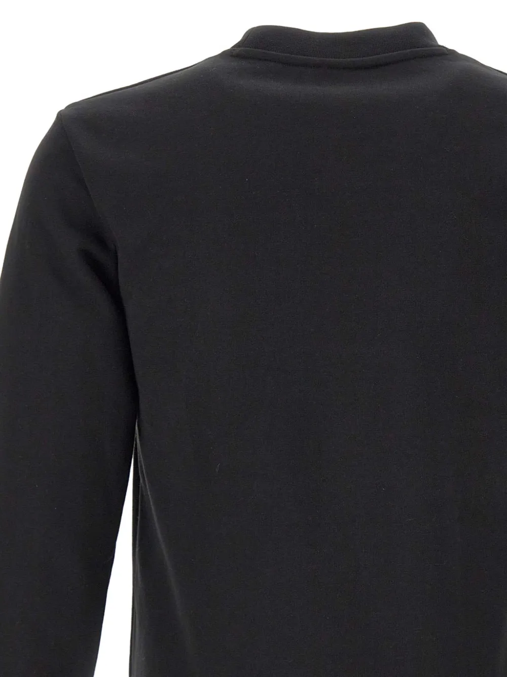 Lacoste colour-block crew-neck sweatshirt Zwart
