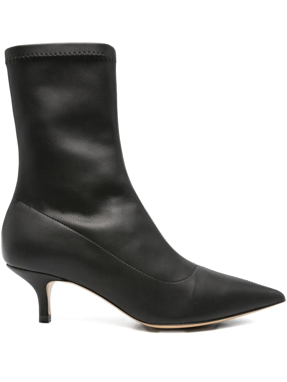 P.A.R.O.S.H. pointed-toe sock boots Black