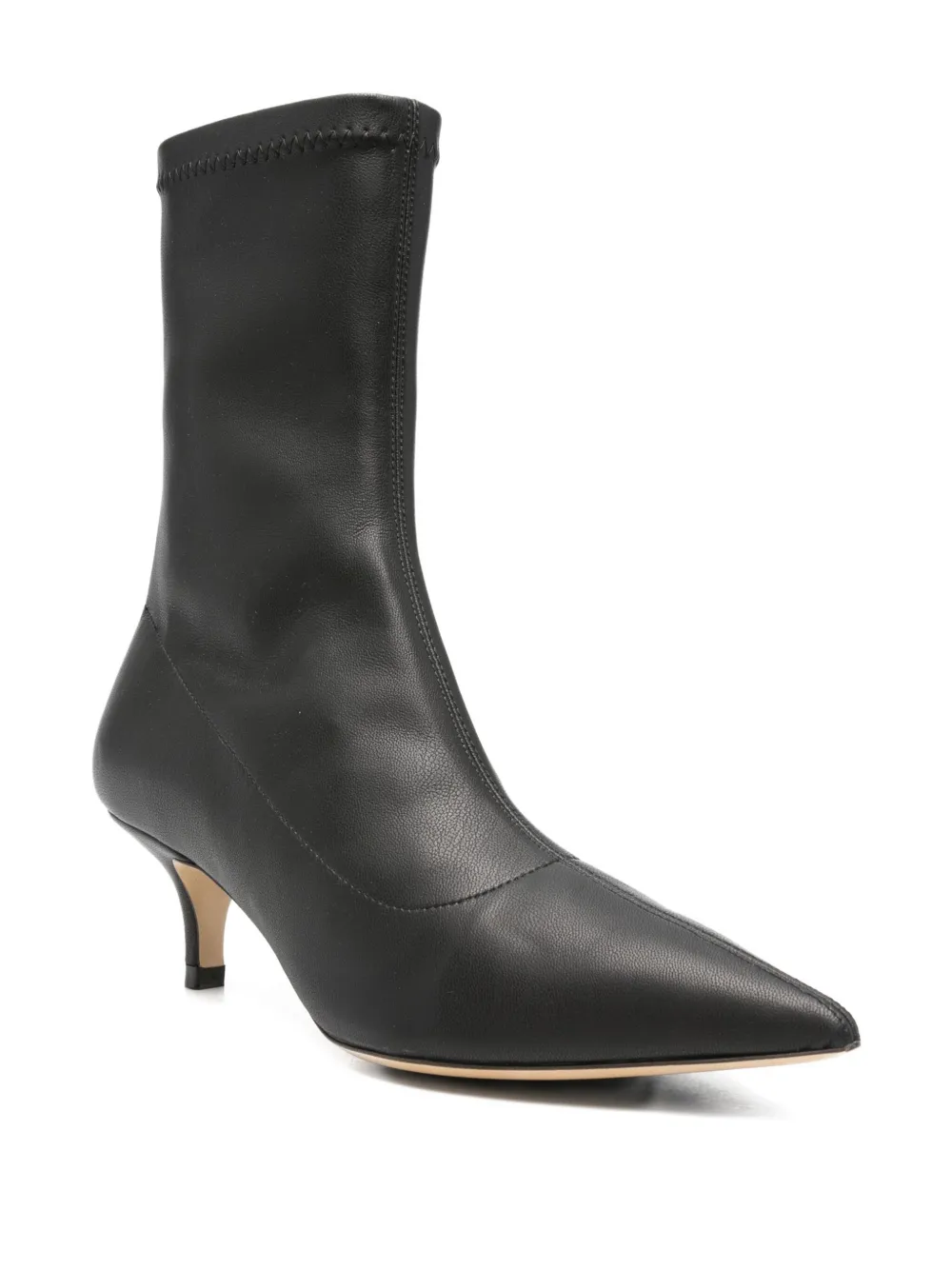 P.a.r.o.s.h Pointed-toe Sock Boots In Black