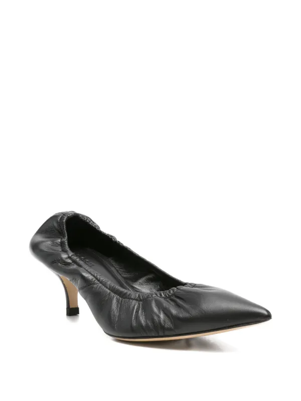 Escarpins Pointus à Petit Talon Noir FARFETCH TN