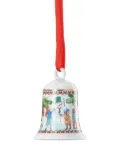 HUTSCHENREUTHER snow scene bell ornament - White