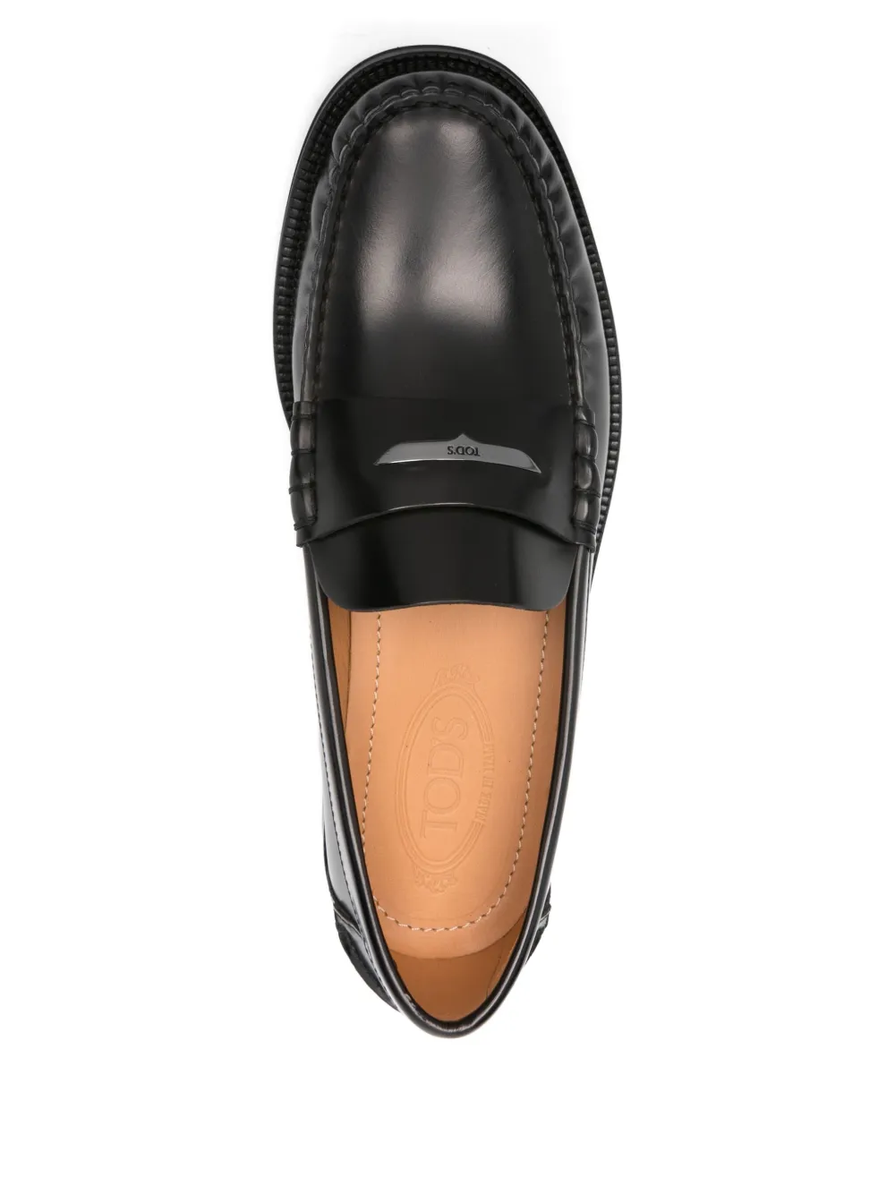 Tod's Leather Penny Loafers In Multi