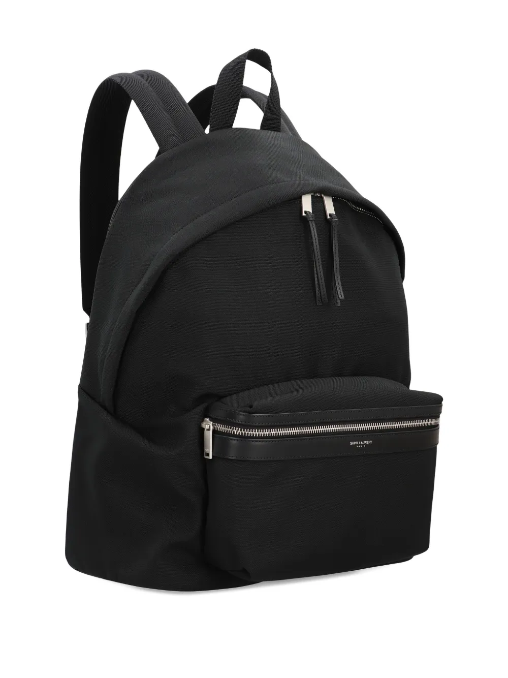 Saint Laurent logo-print backpack Zwart