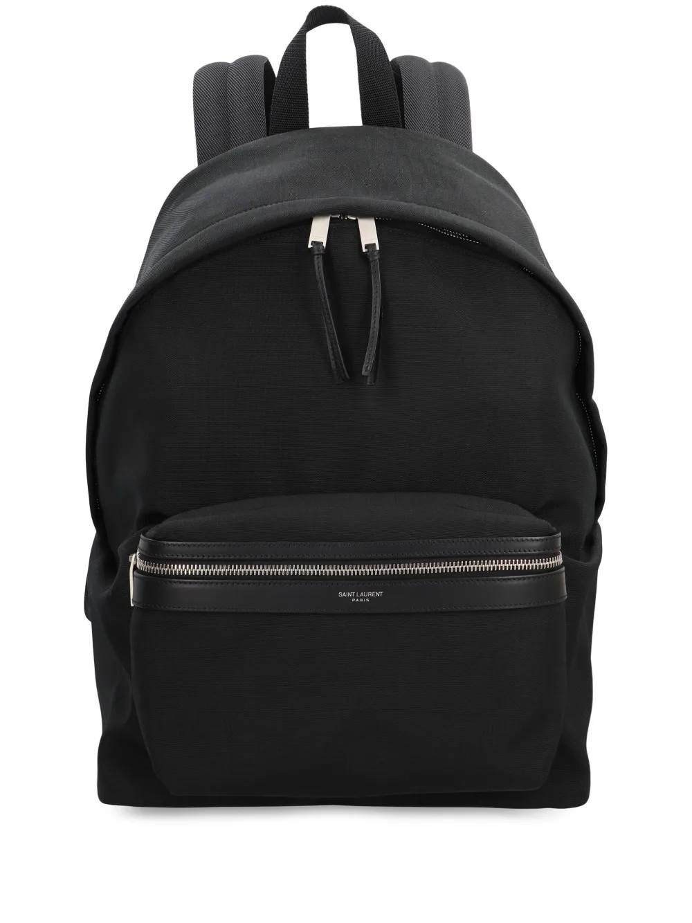 Saint Laurent logo-print backpack Zwart