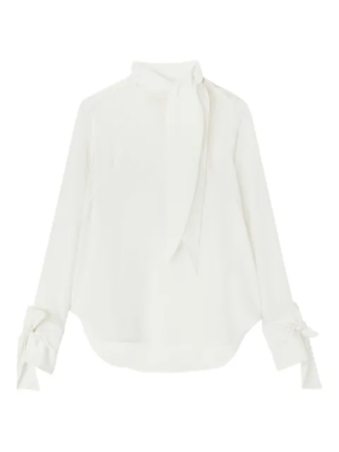 Ermanno Scervino bow-detailed tie-neck blouse