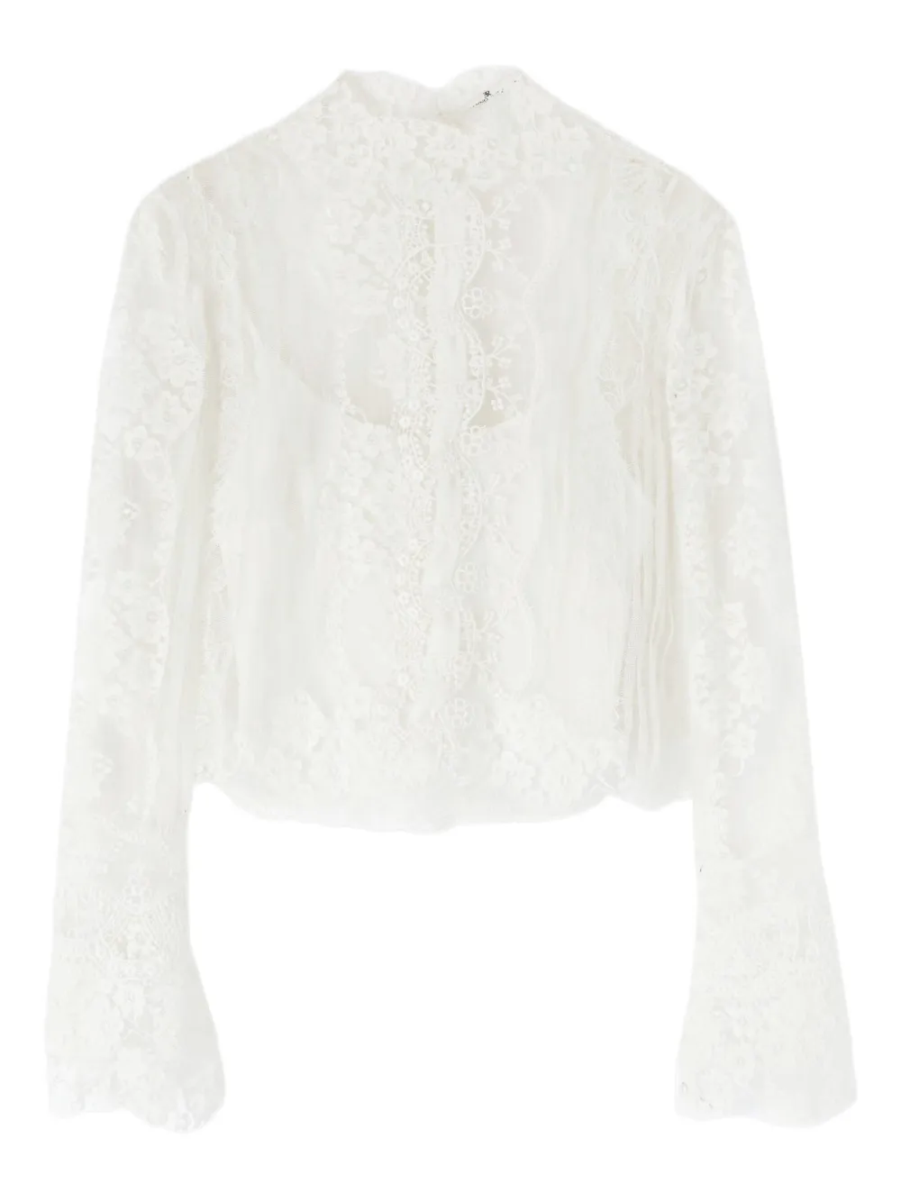 Ermanno Scervino lace-embroidery blouse | White | Image 1