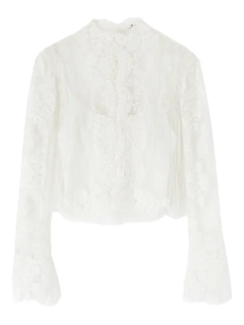 Ermanno Scervino lace-embroidery blouse