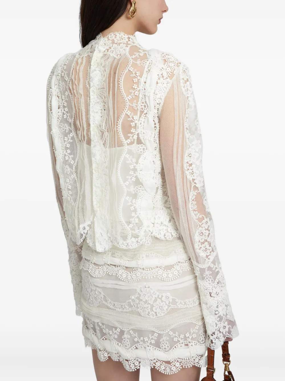 Ermanno Scervino Lace-embroidery Blouse In White