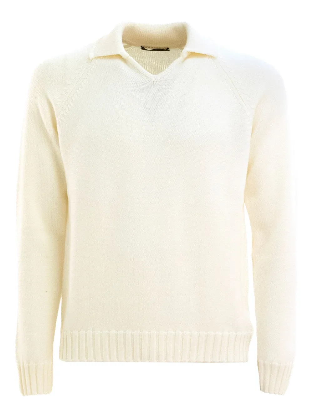 Zanone V-neck sweater | Neutrals | Image 1