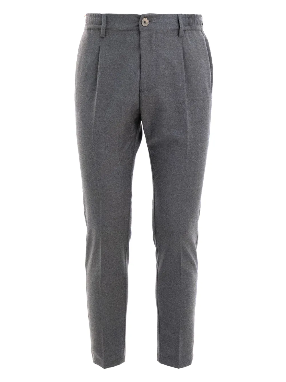 Cruna Pleated-front Trousers In Gray