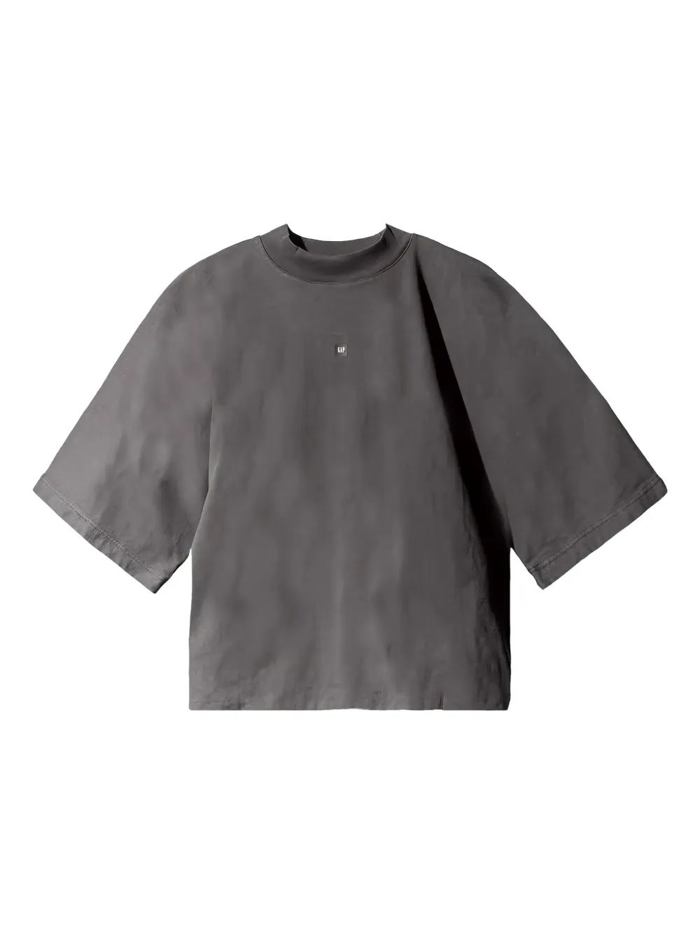 Yeezy Gap Engineered By Balenciaga Logo-embroidered T-shirt In Gray
