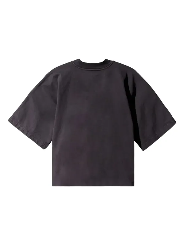 YEEZY GAP ENGINEERED BY BALENCIAGA logo-detail Cropped T-shirt
