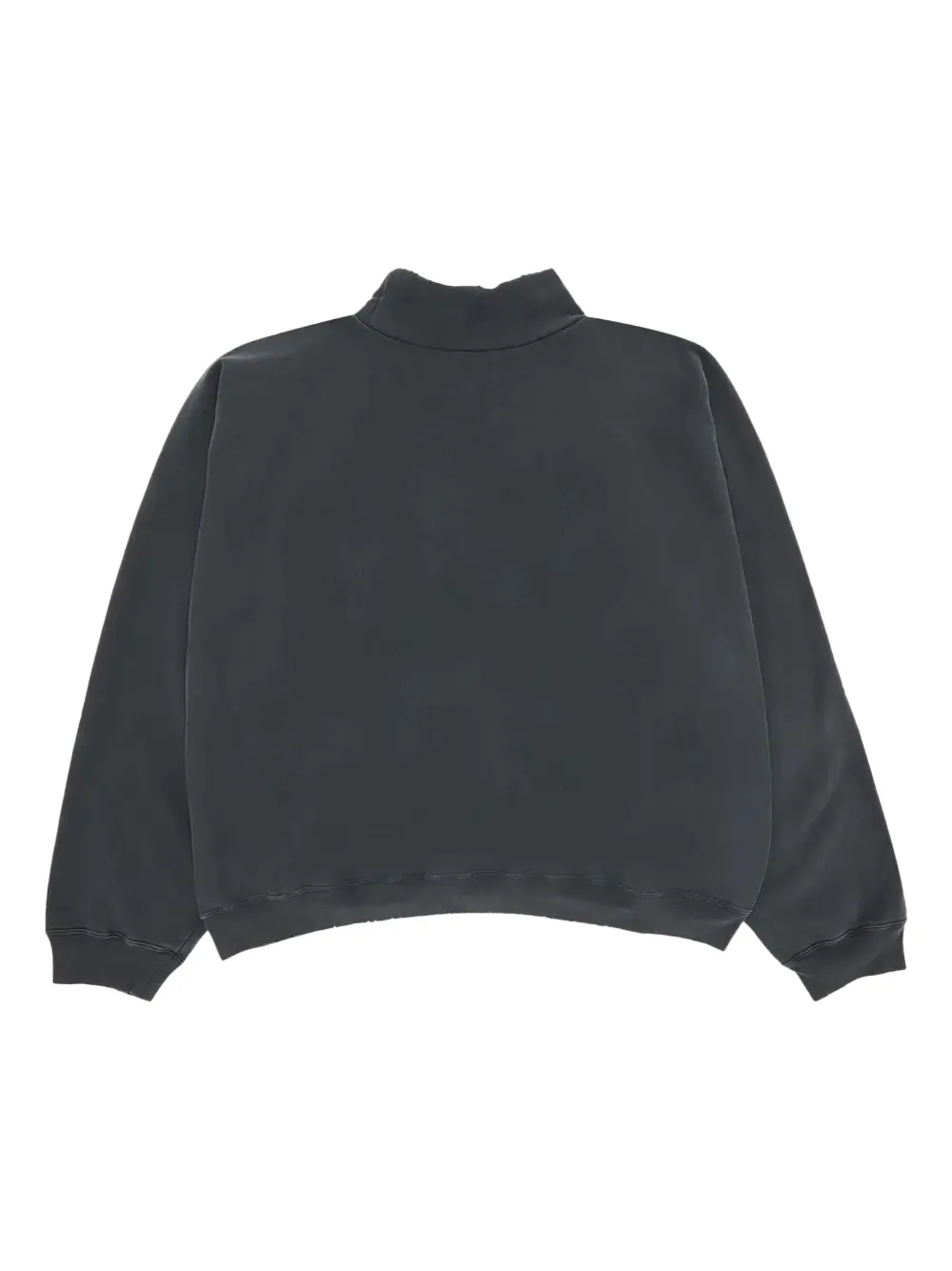 Yeezy Gap Engineered By Balenciaga High-neck Kangaroo-pocket Sweatshirt In Gray