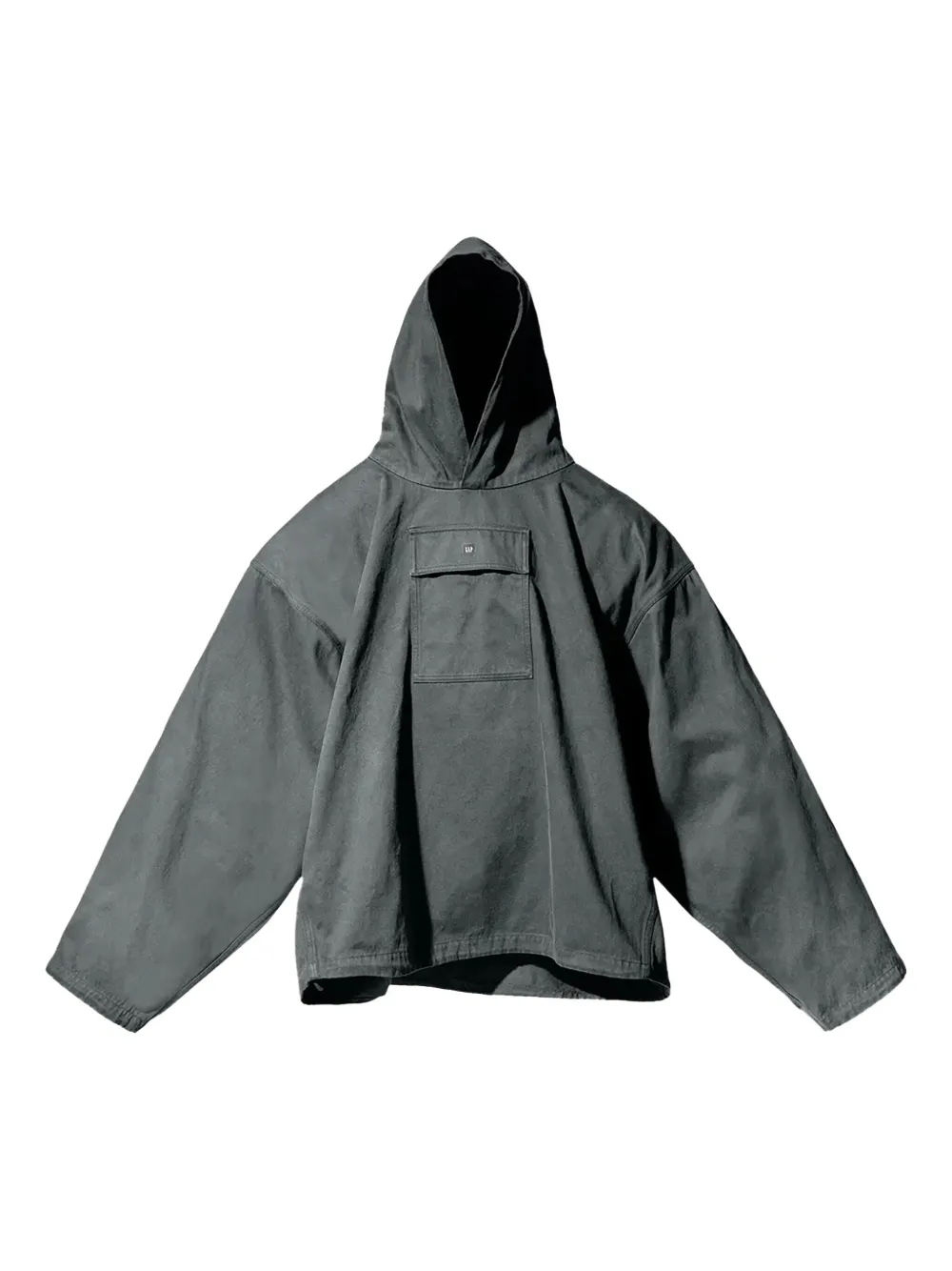 Yeezy Gap Engineered By Balenciaga Satin-finish Hoodie In Gray