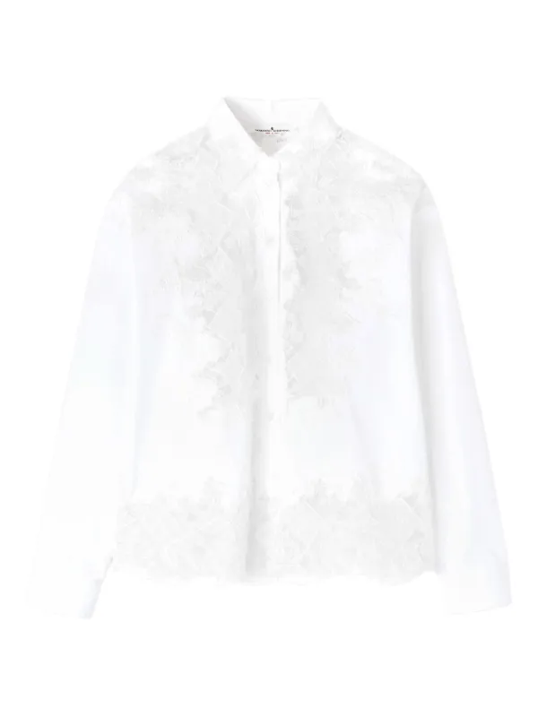 【美品】ERMANNO SCERVINO☆レース装飾 ホワイトシャツ 美品】ERMANNO SCERVINO☆レース装飾 ホワイトシャツ - メルカリ