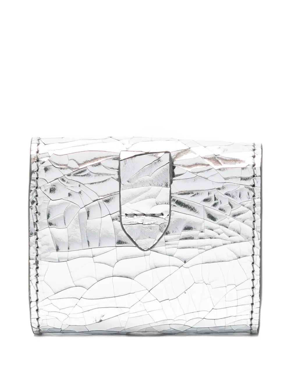 Maison Margiela metallic cracked-effect AirPods case | Image 2