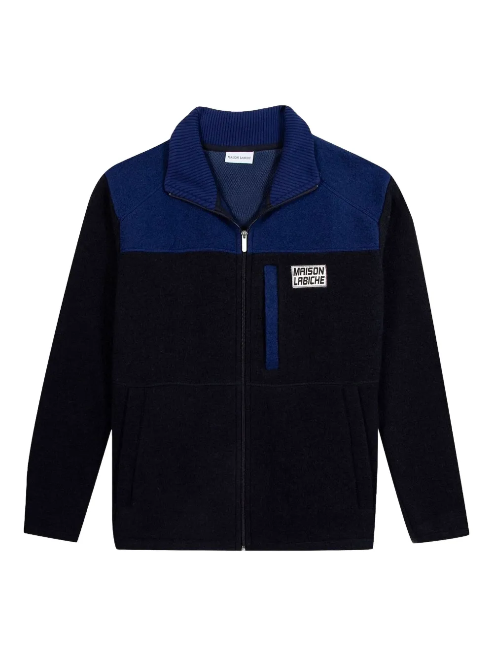 Maison Labiche Menans colour-block fleece jacket | Blue | Image 1