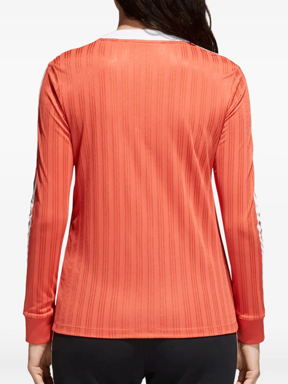Adidas Originals Stadium 3-stripes Adicolor "orange" T-shirt In Red