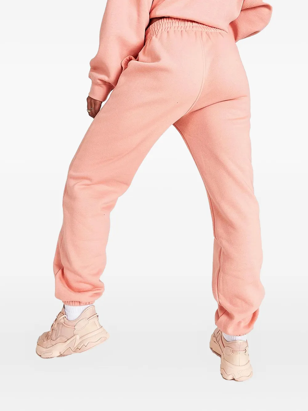 Adidas elasticated-waistband track pants - Roze