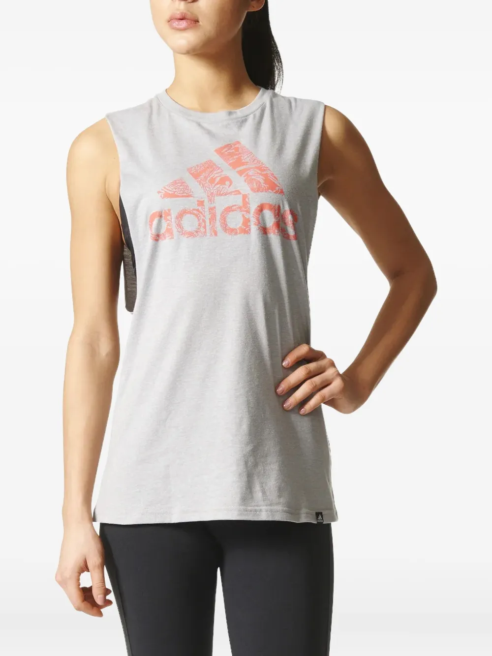 adidas Graphic Athletic tank top | Grey | Image 1