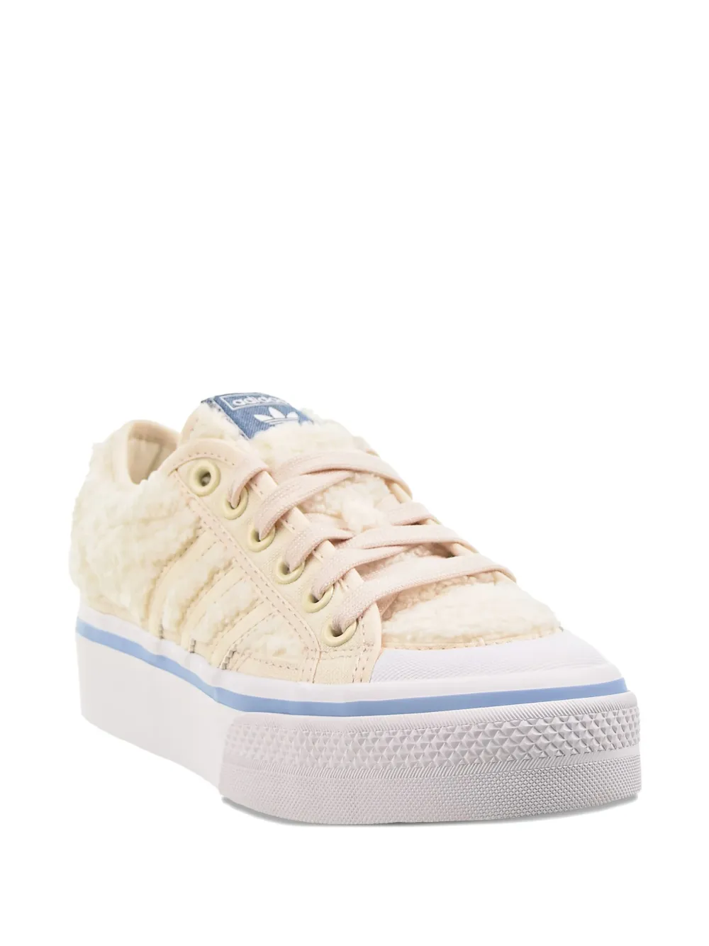 adidas Nizza Platform Sherpa platform sneakers Neutrals