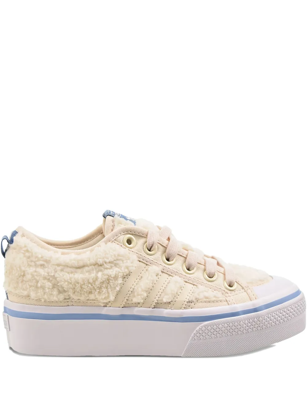 Adidas Nizza Platform Sherpa platform sneakers Neutrals
